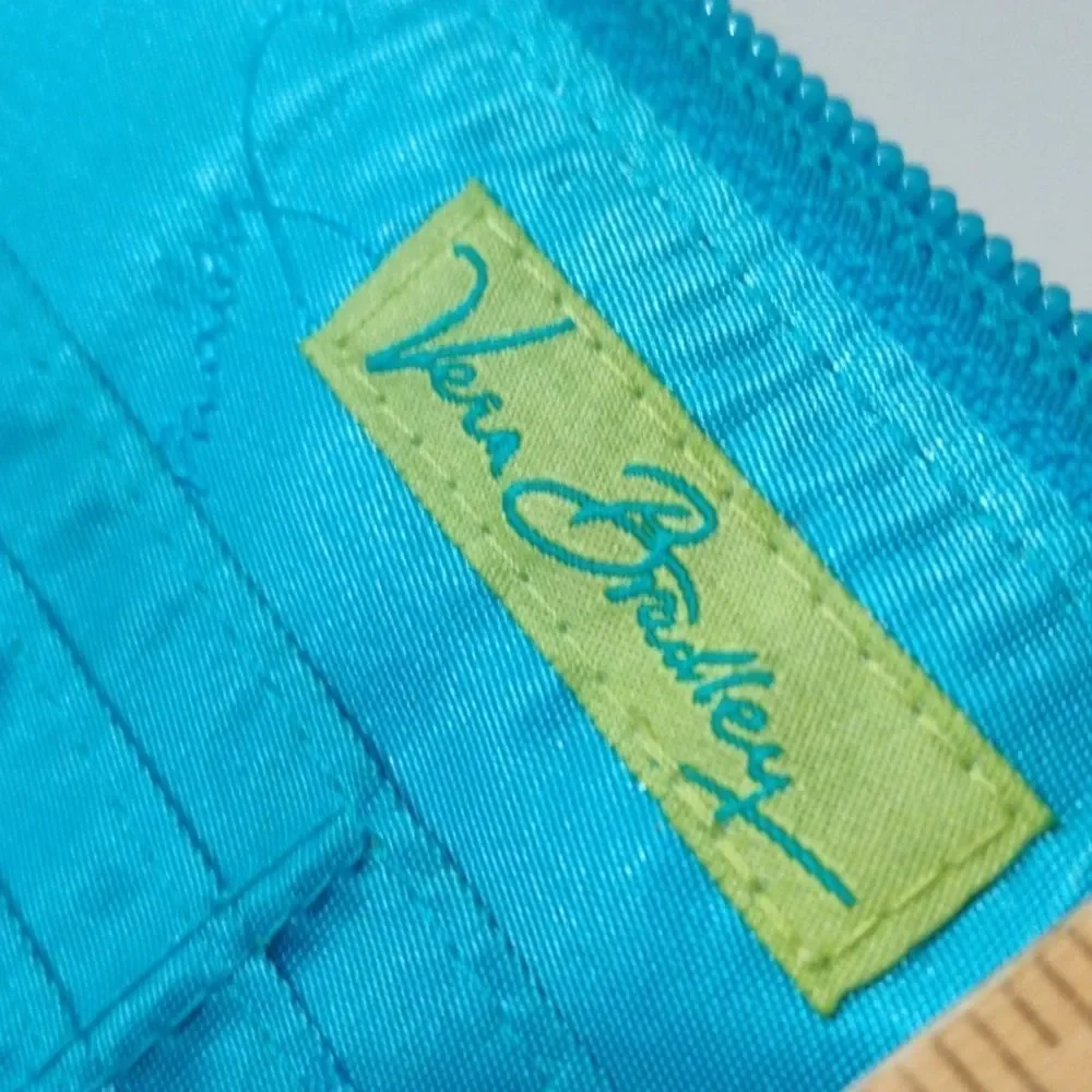 Vera Bradley Baby Blue Paisley Clutch‎ Wallet - Picture 15 of 16